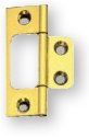 solid extruded brass non-mortised hinges