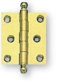 solid extruded brass mortise hinge