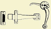 Reverse Bevel or Closet latch