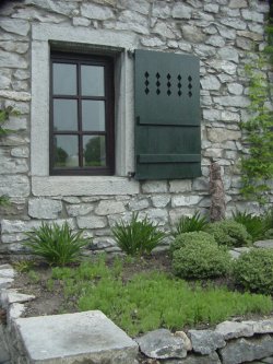 Euoropean Board & Batten Shutters with Breadboard Top