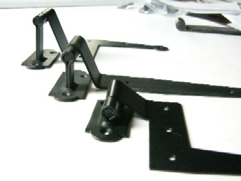 offsets for exterior shutter hinges