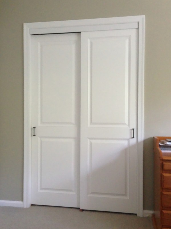 Colonial Raised Panel Sliding Closet Doors