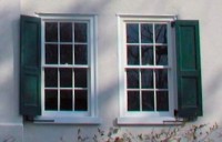 windows too close for exterior shutters