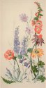 English Cottage Garden #1 - Hand Printed Fabric - can be customized