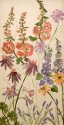 English Cottage Garden #2 - Hand Printed Fabric - can be customized