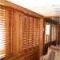 Custom sized plantation shutters