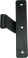 Surface Mounted, Center Strap hinge  - straight edges