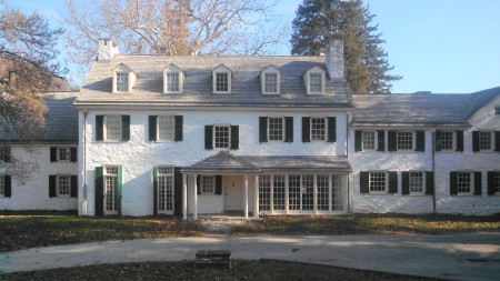 Kestrel Reproduction Exterior Shutters installed on The General Maxwell Headquarters at Valley Forge National Park 