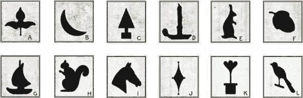 Original cut-outs from circa 1847-1848