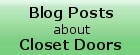 Read our blog and learn more about Kestrel Closet Doors