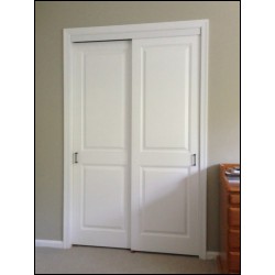 raised panel sliding closet doors