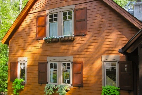 Shaker Flat Panel Exterior Shutters