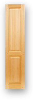 Style # 6330 - Wood closet door with Colonial Raised Panels - Shaker, Flat and Philadelphia Federal panels are available as an option.