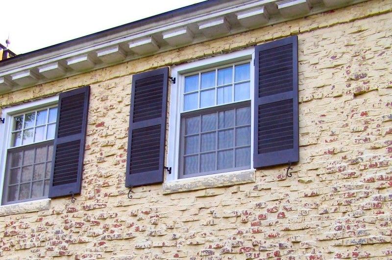 Fixed louver Plantation Exterior Shutters