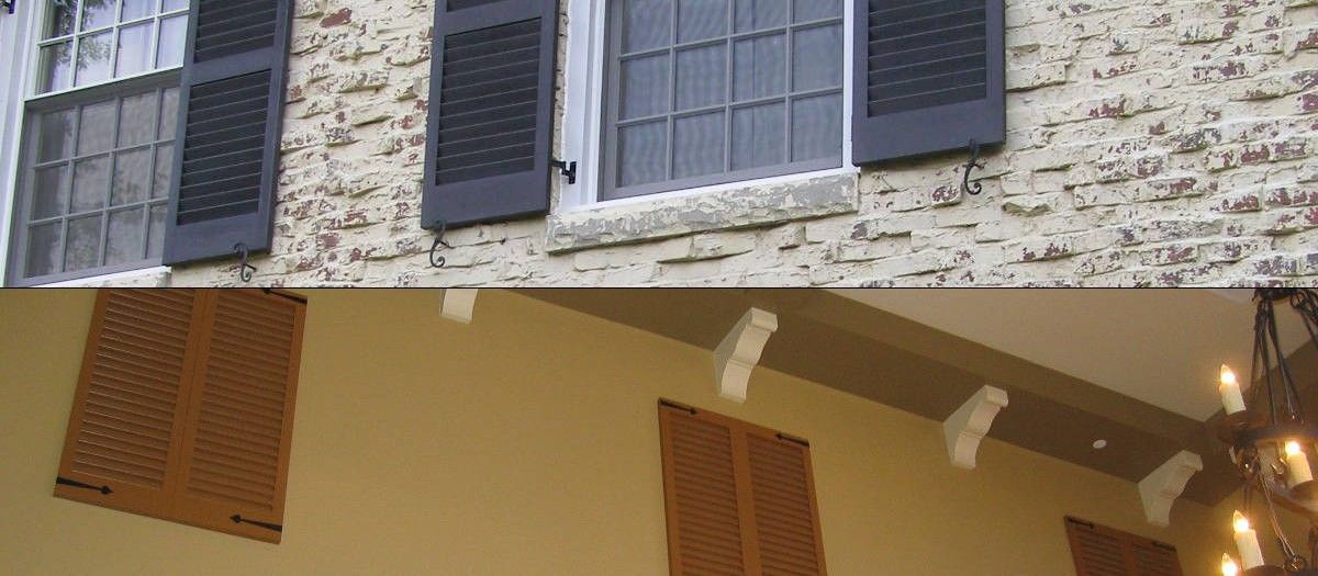 Fixed Louvered Shutters