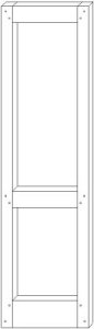 Exterior Board and Batten Shutters with Tongue and Groove boards