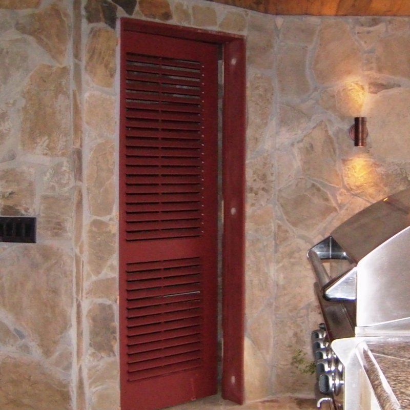 Operable Louvered Exterior Doors