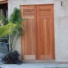 Traditional Louvers over Tongue & Groove Cabana Doors