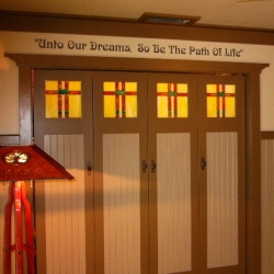 stained glass  interior doors