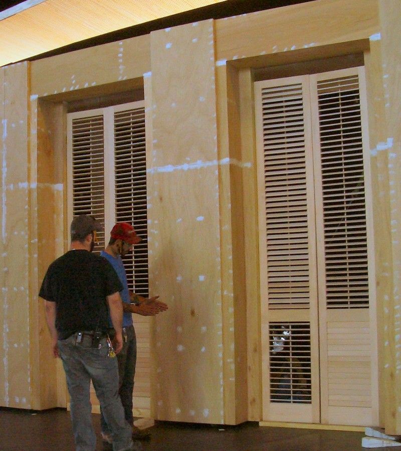 Custom Size Plantation shutters for the Santa Fe Opera Custom Size Plantation shutters for the Santa Fe Opera