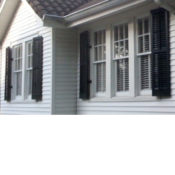 Traditional Operable Louvered Exterior Shutters