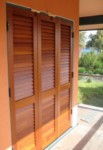 exterior louvered utility closet doors