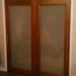 Frosted Glass Sliding Doors