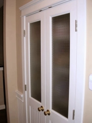 glass over beadboard interior doors