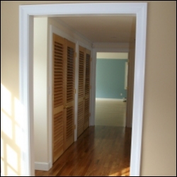 Louvered Doors with Operable Plantation Louvers