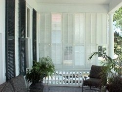 Operable Louvered Exterior Shutters