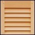 fixed louvered exterior shutters