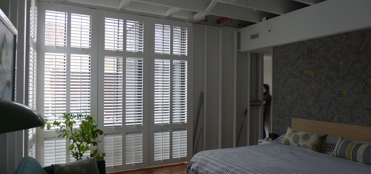 Oversized Operable Plantation Louvered Shutters