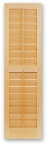 Interior and Exterior California Shutters with 3.1/2" operable louver blades