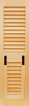 European Fixed 2.1/2" Louver with kick-out