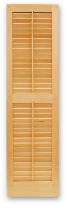 Interior and Exterior Shutters with 1.7/8'' Operable Traditional Louvers