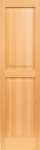 Traditional Raised Panel, trim on back