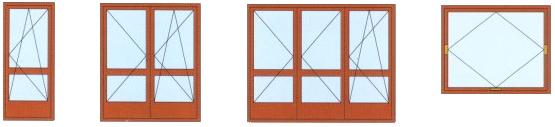 European Tilt Turn Windows from Italy are available in several finishes and custom sizing