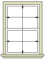 Where to measure for an inside mount for wood shutters.